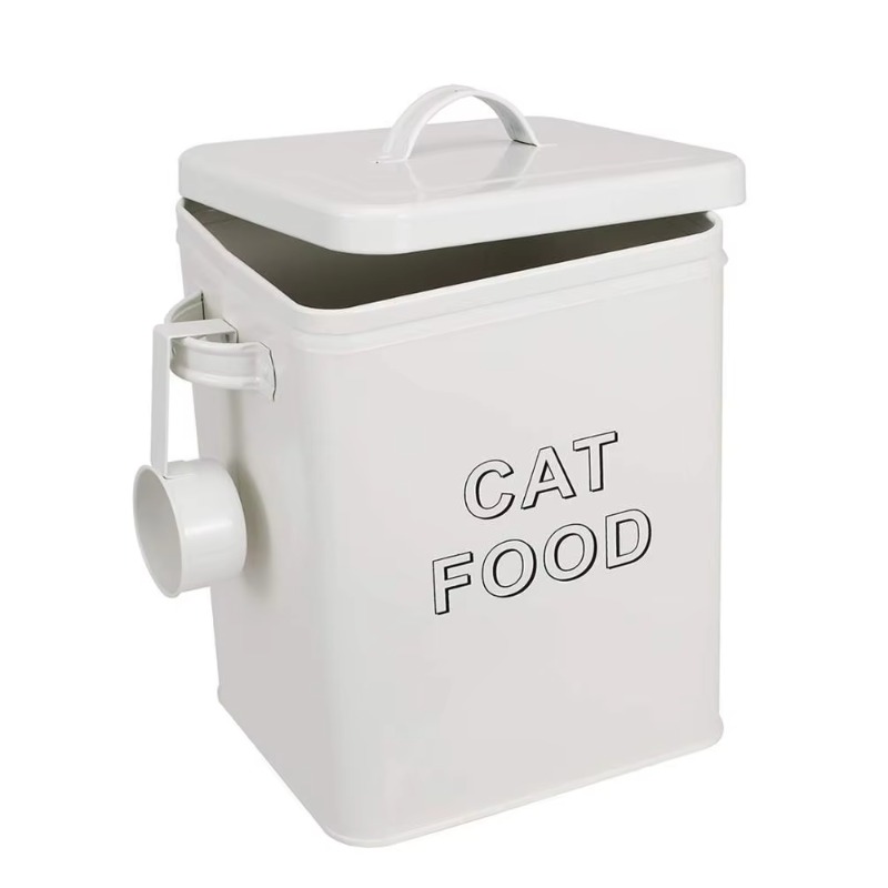 Tin Container Lid - Bac de rangement pour friandises et