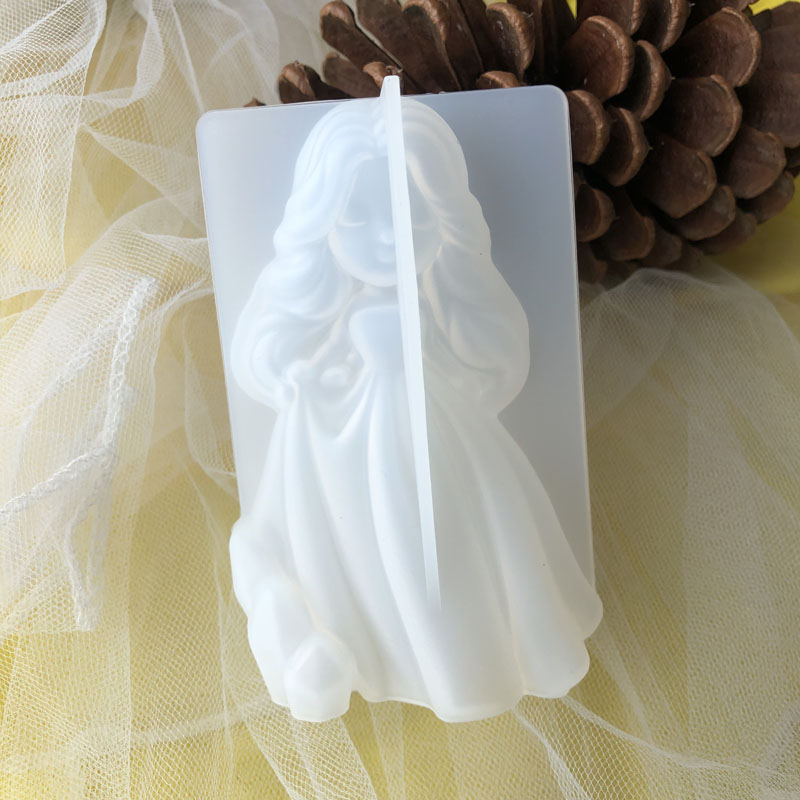 Candle Making Equipment - Moule à bougie princesse 3D en