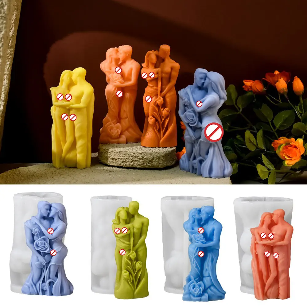 Candle Making Date - Moule en Silicone pour bougie d'amoureux