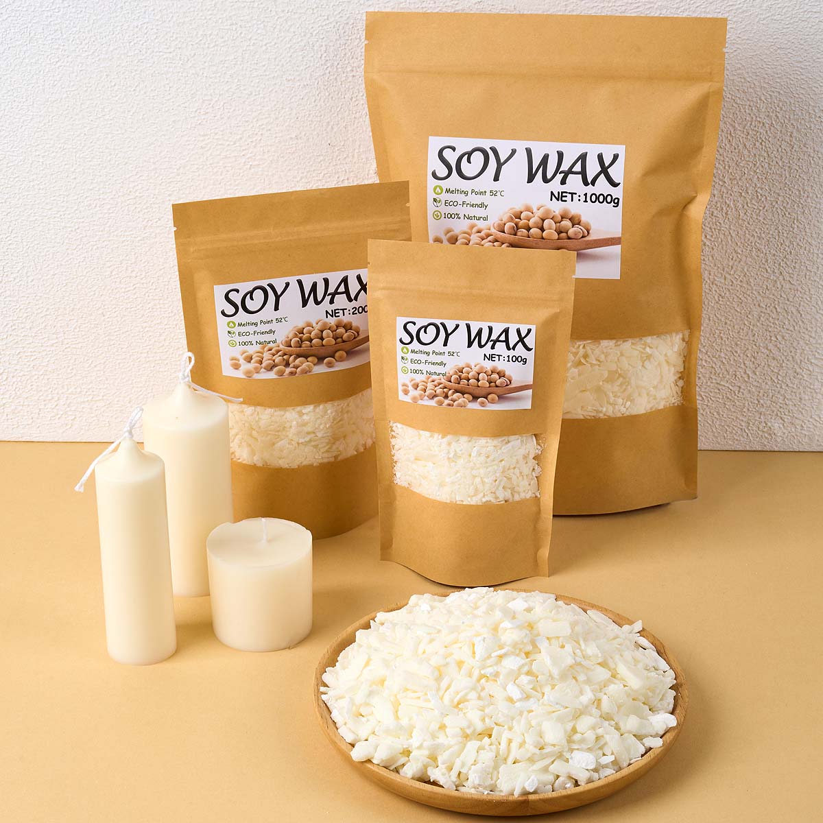 Candle Making Equipment - Cire de soja blanche Pure de