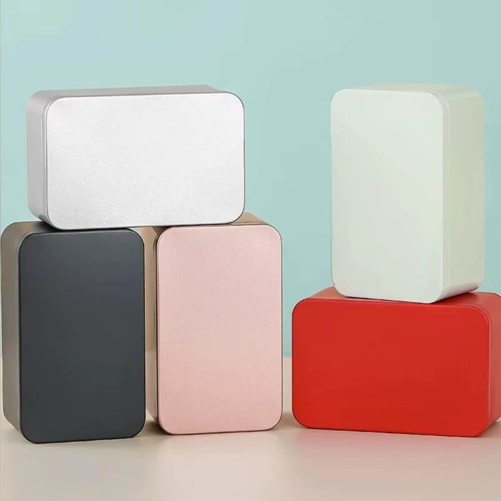 Tin Container Lid - Nouvelle boîte en fer blanc de