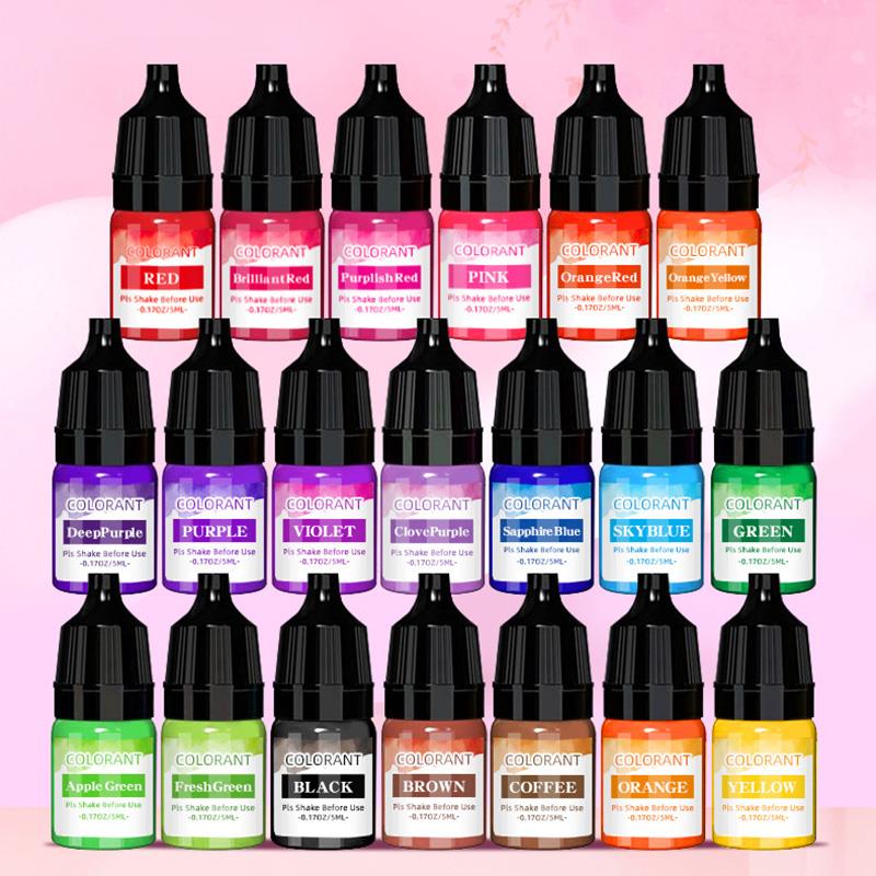 Soy Wax Pillar Blend - 5 ml/bouteille bougie cire Pigment Colorant