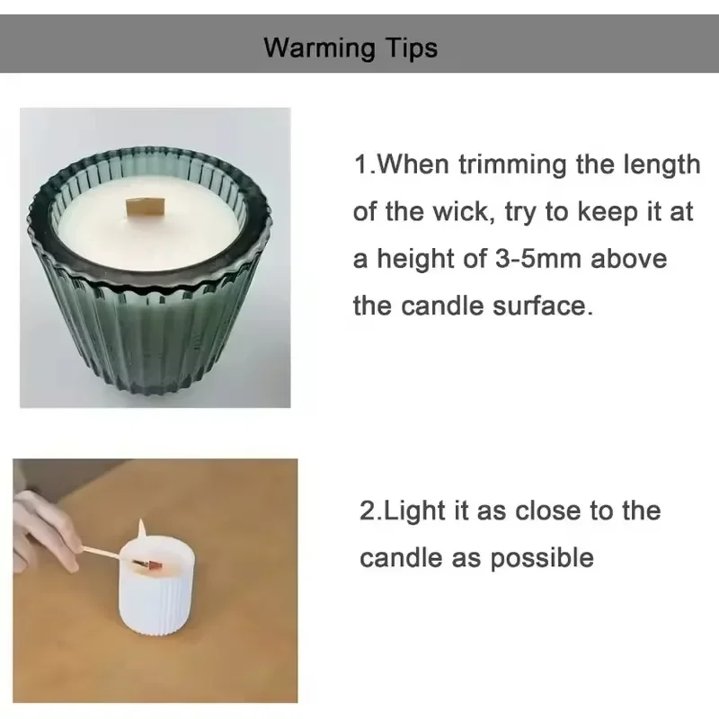 Mèches de bougies en bois avec - Wood Wick Crackle avis et prix