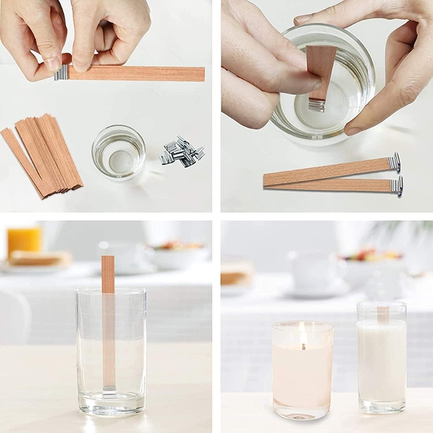 Mèches de bougies en bois avec - Wood Wick Crackle avis et prix