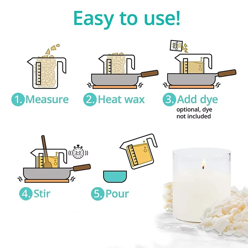 Cire de soja pure 1kg/500g/250 - Soy Wax Pillar Blend avis et prix