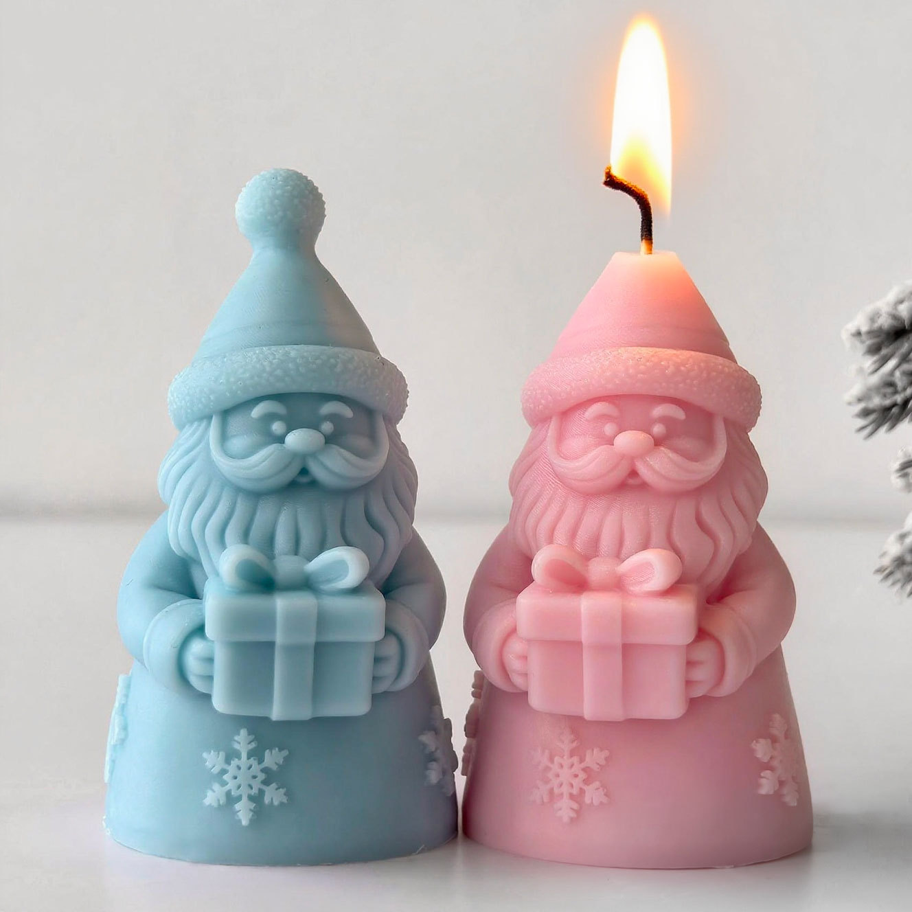 Boîte cadeau du père noël, mou - Soy Wax Pillar Blend avis et prix