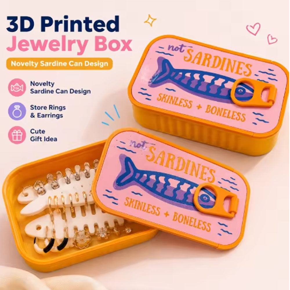 Boîte à bijoux en forme de boî - Tin Container Lid avis et prix
