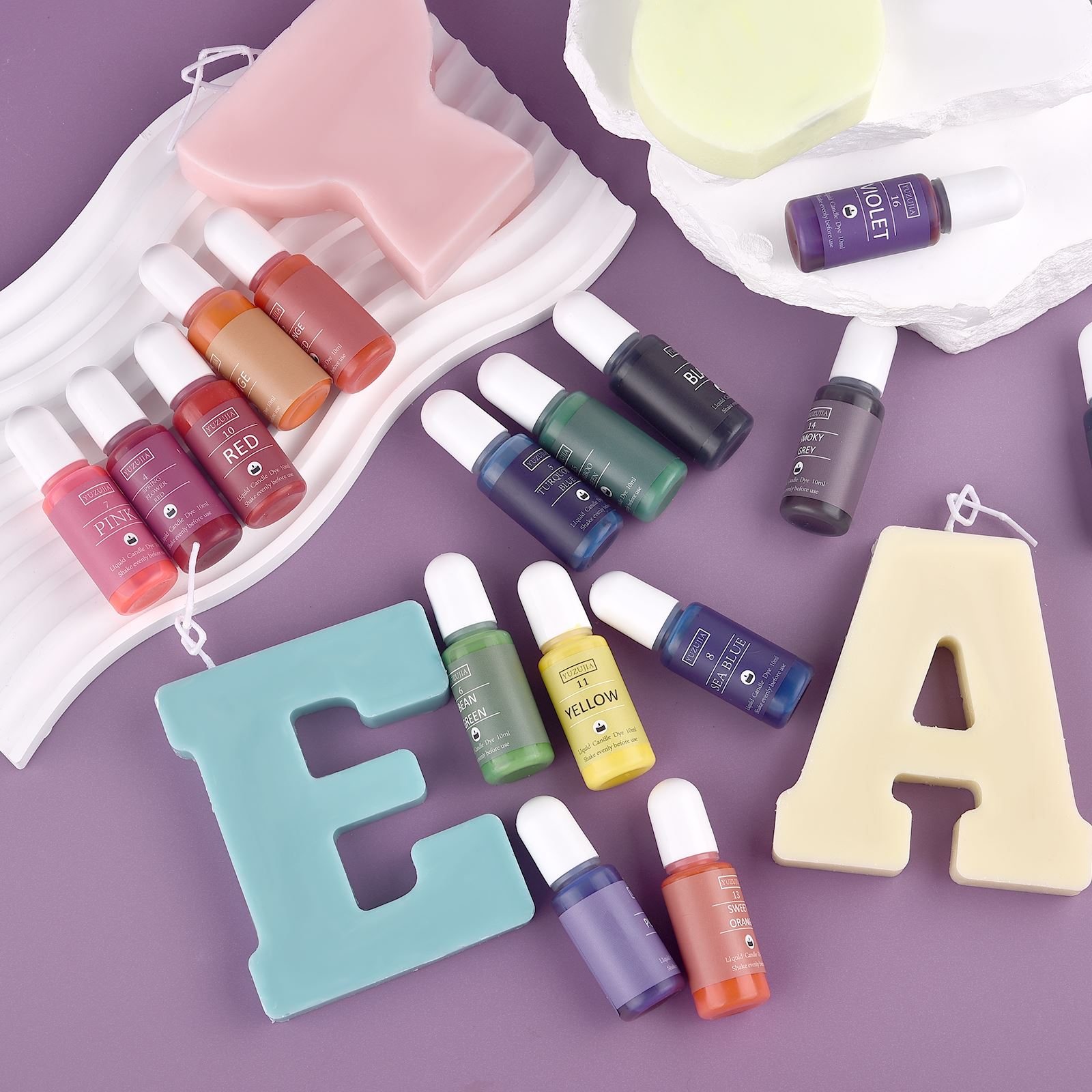 Pigments de bougie d'avertisse - Soy Wax Pillar Blend avis et prix