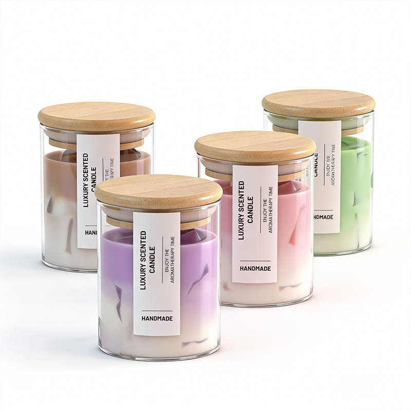 12 pots à bougies en verre bor - Candle Warning Label avis et prix