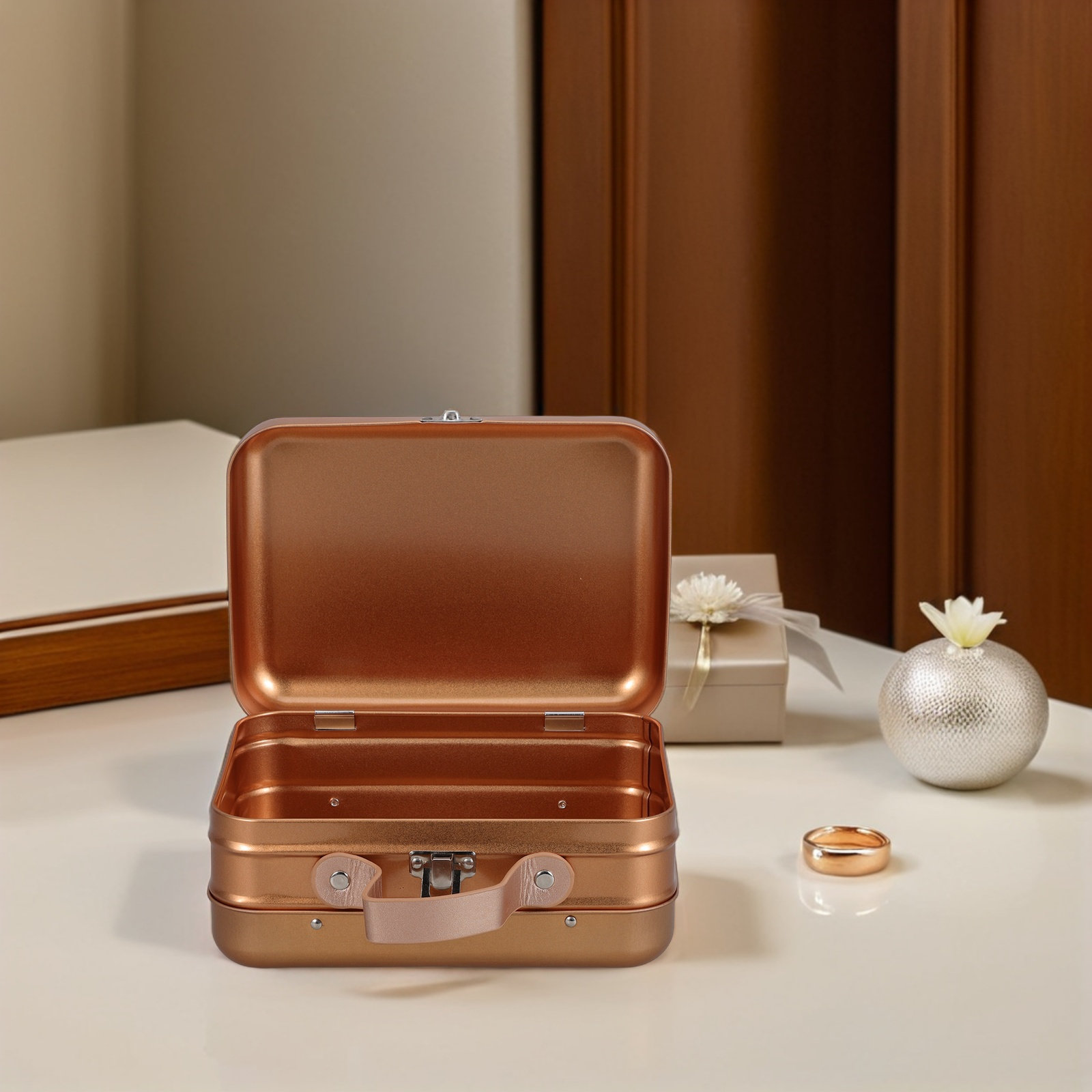 Boîte de rangement décorative  - Tin Container Lid avis et prix