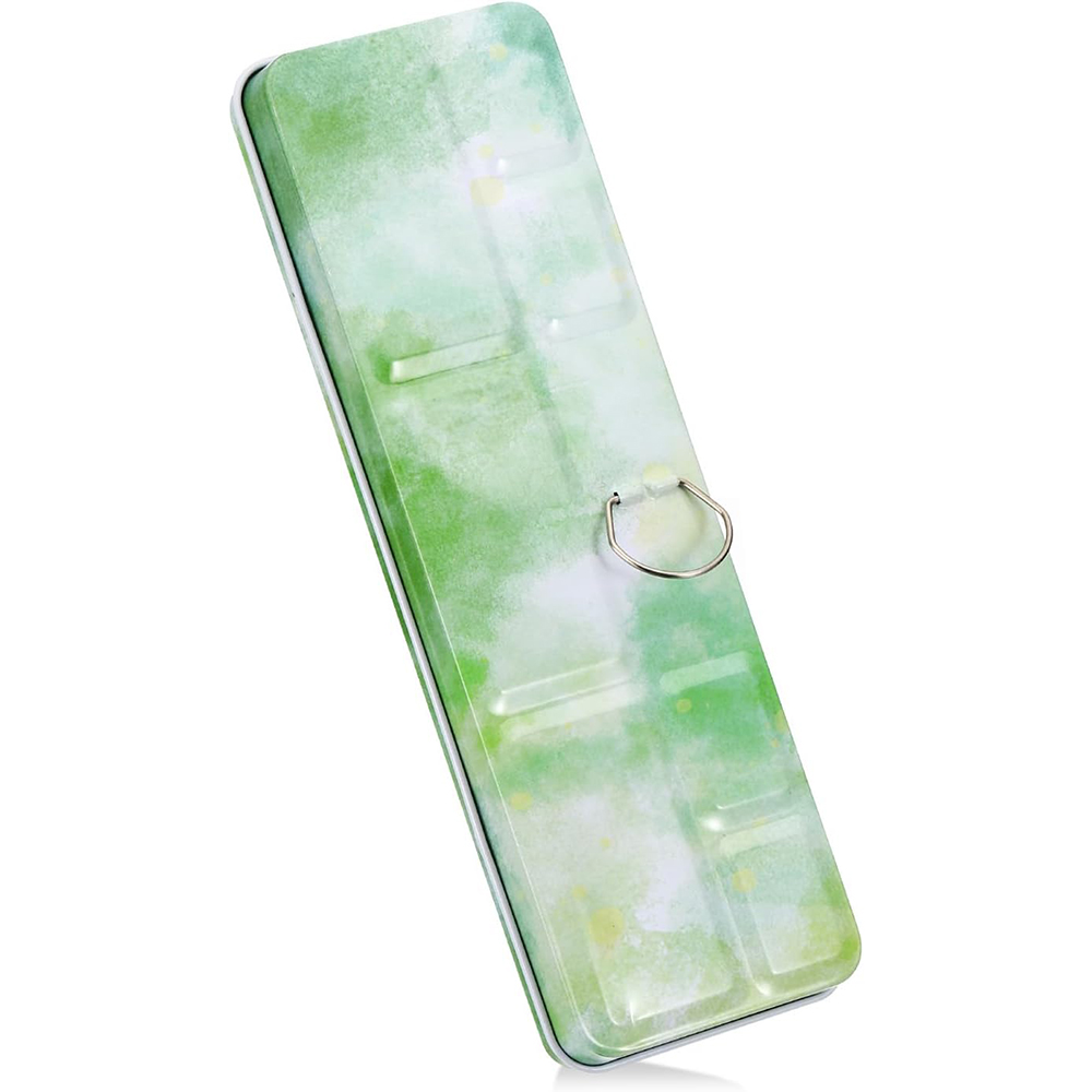 Palette d'aquarelle vide, boît - Tin Container Lid avis et prix