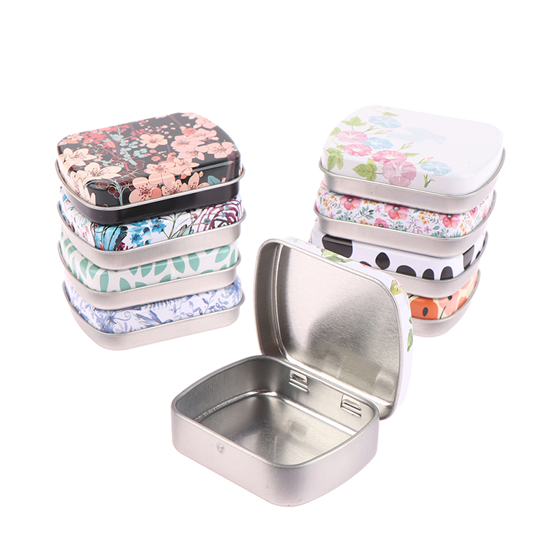 Mini boîte à charnière en méta - Tin Container Lid avis et prix