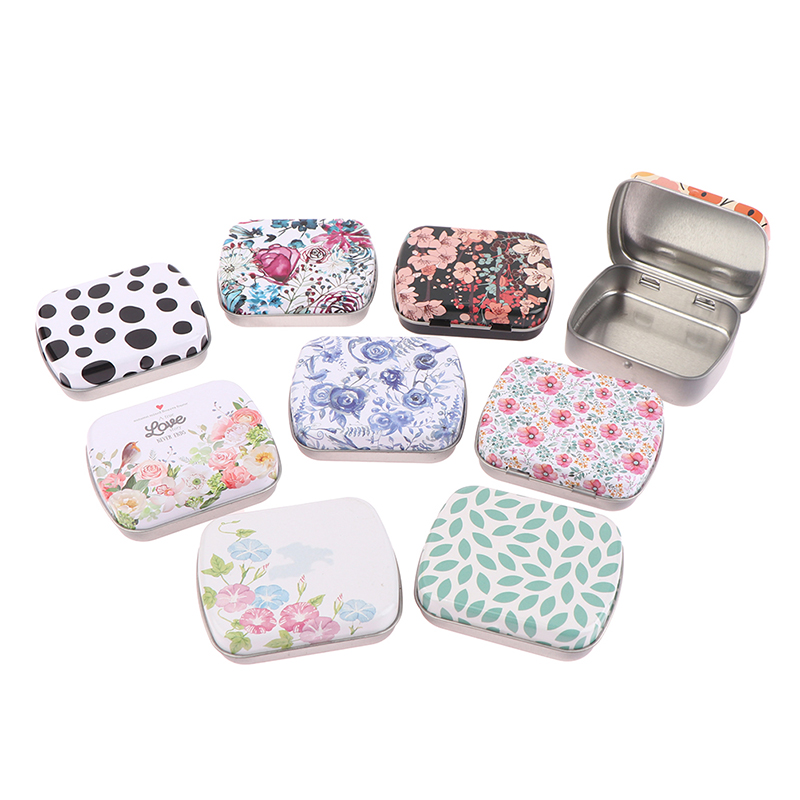 Mini boîte à charnière en méta - Tin Container Lid avis et prix