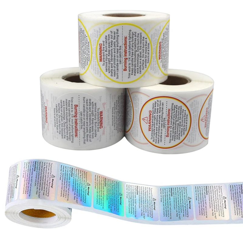 Étiquette d'avertissement de b - Candle Warning Label avis et prix