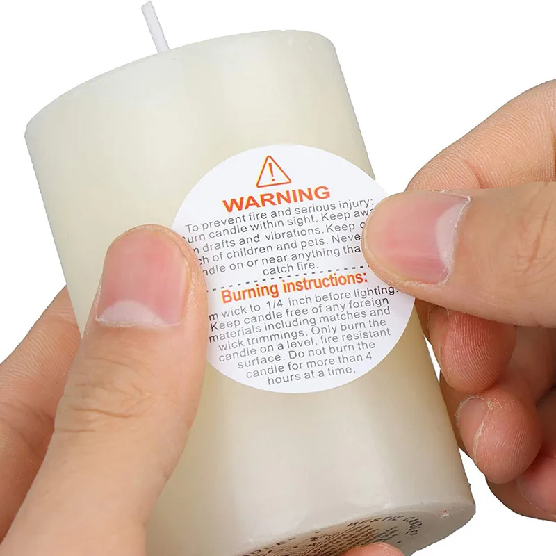 Étiquette d'avertissement de b - Candle Warning Label avis et prix