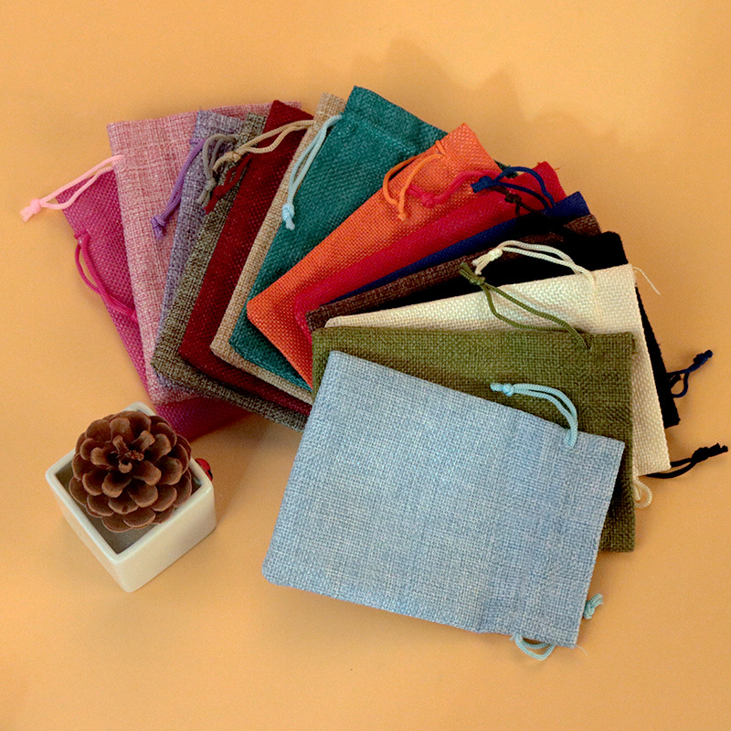 50 pièces/lot 7x9 9x12 10x14 1 - Jute Bag Packaging avis et prix