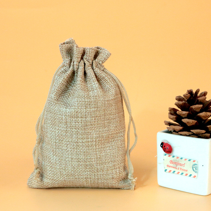 50 pièces/lot 7x9 9x12 10x14 1 - Jute Bag Packaging avis et prix