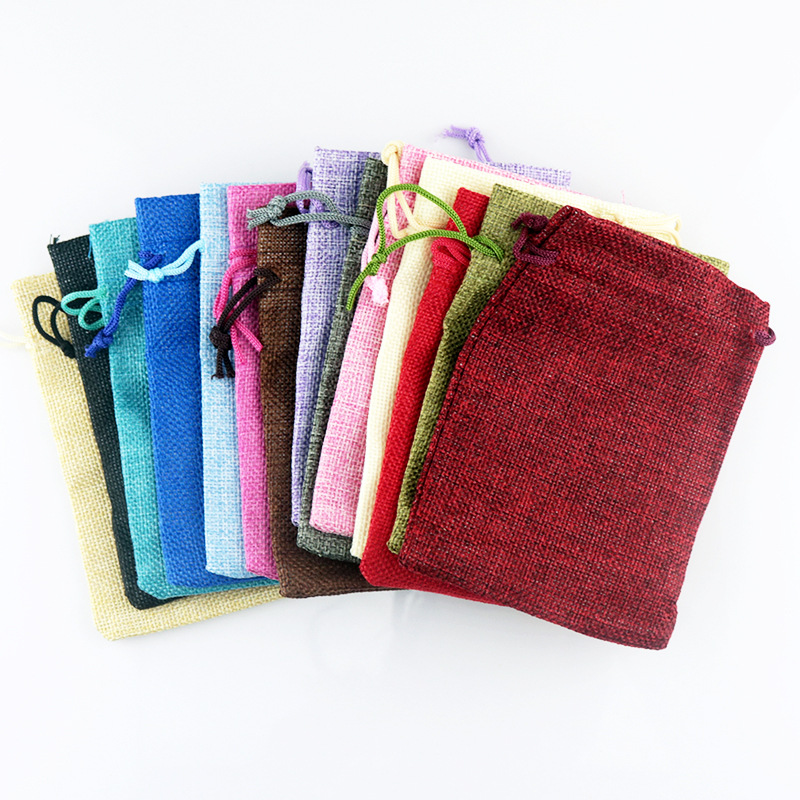 50 pièces/lot 7x9 9x12 10x14 1 - Jute Bag Packaging avis et prix