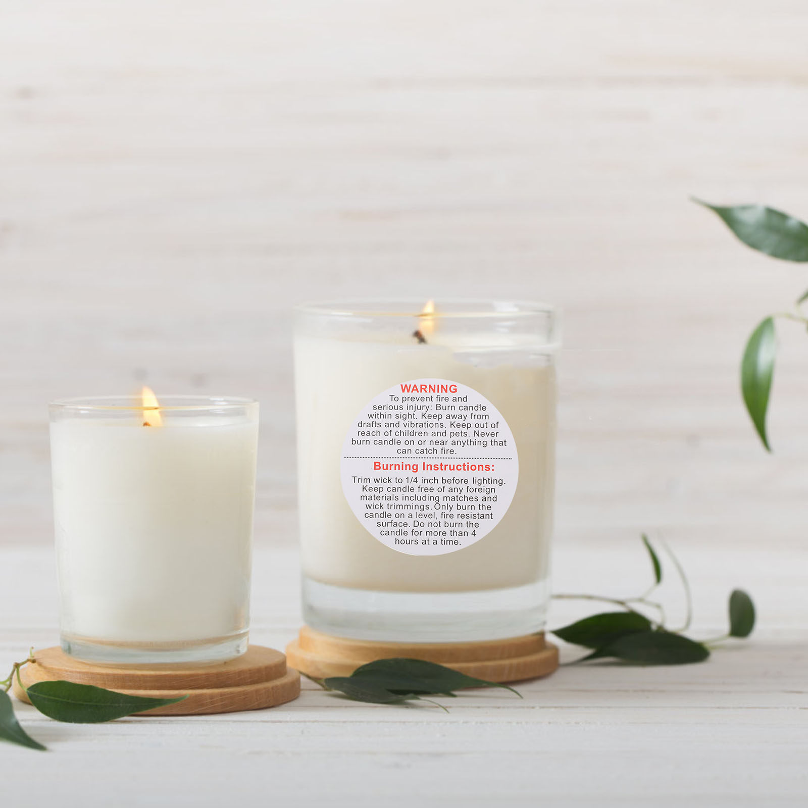 Étiquettes d'avertissement ron - Candle Warning Label avis et prix