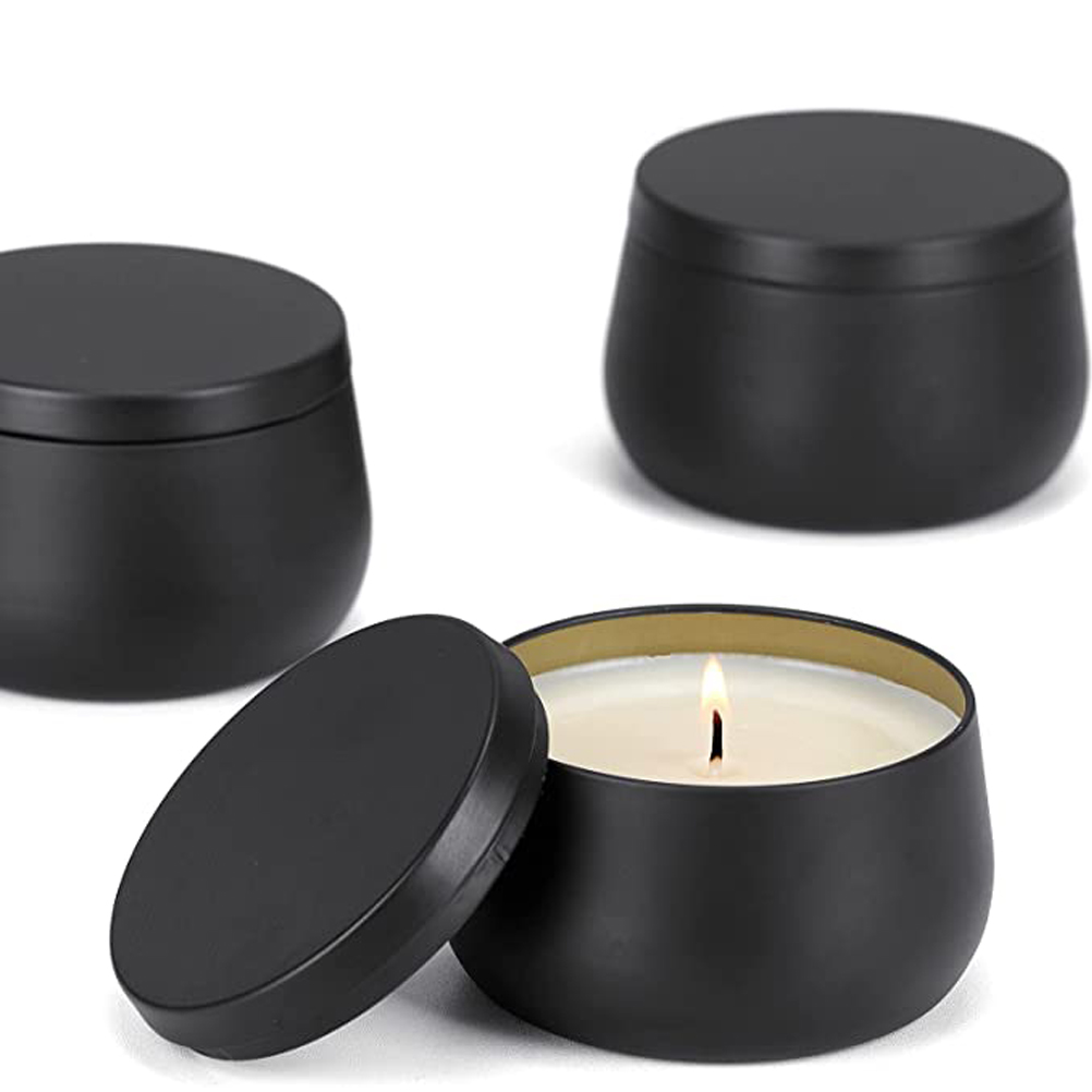 Pots de bougies en métal blanc - Tin Container Lid avis et prix