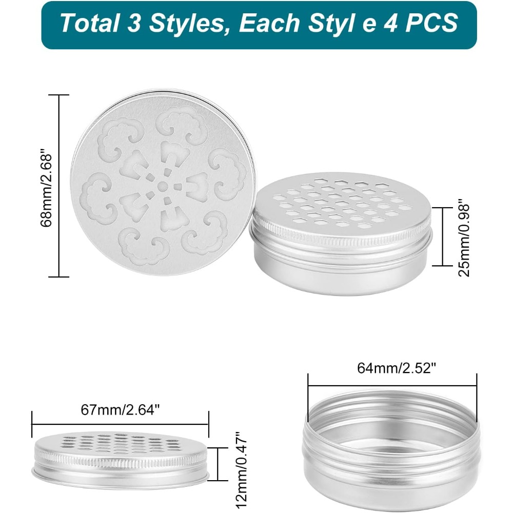 Boîtes en aluminium de 2 onces - Tin Container Lid avis et prix
