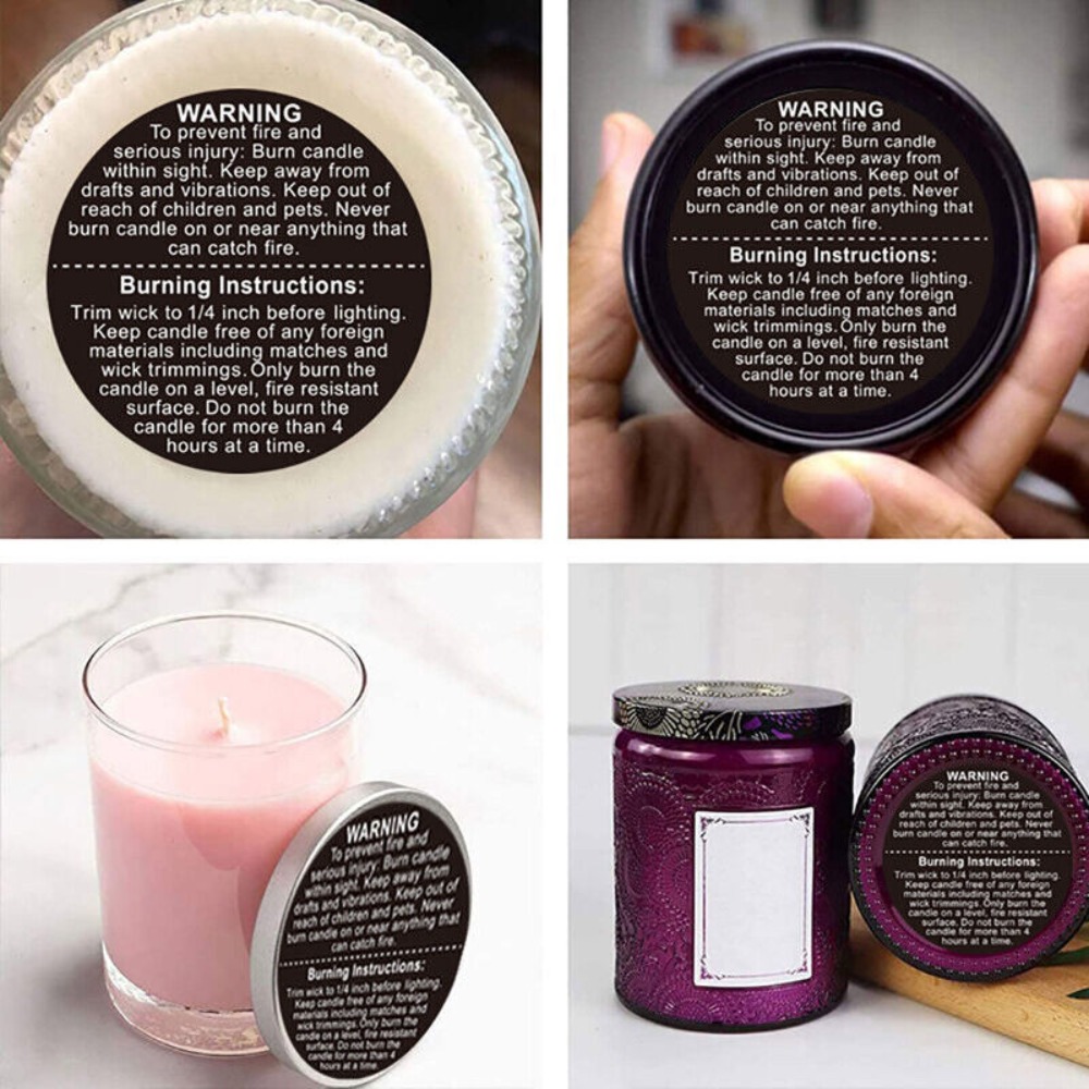 Étiquettes autocollantes pour  - Candle Warning Label avis et prix