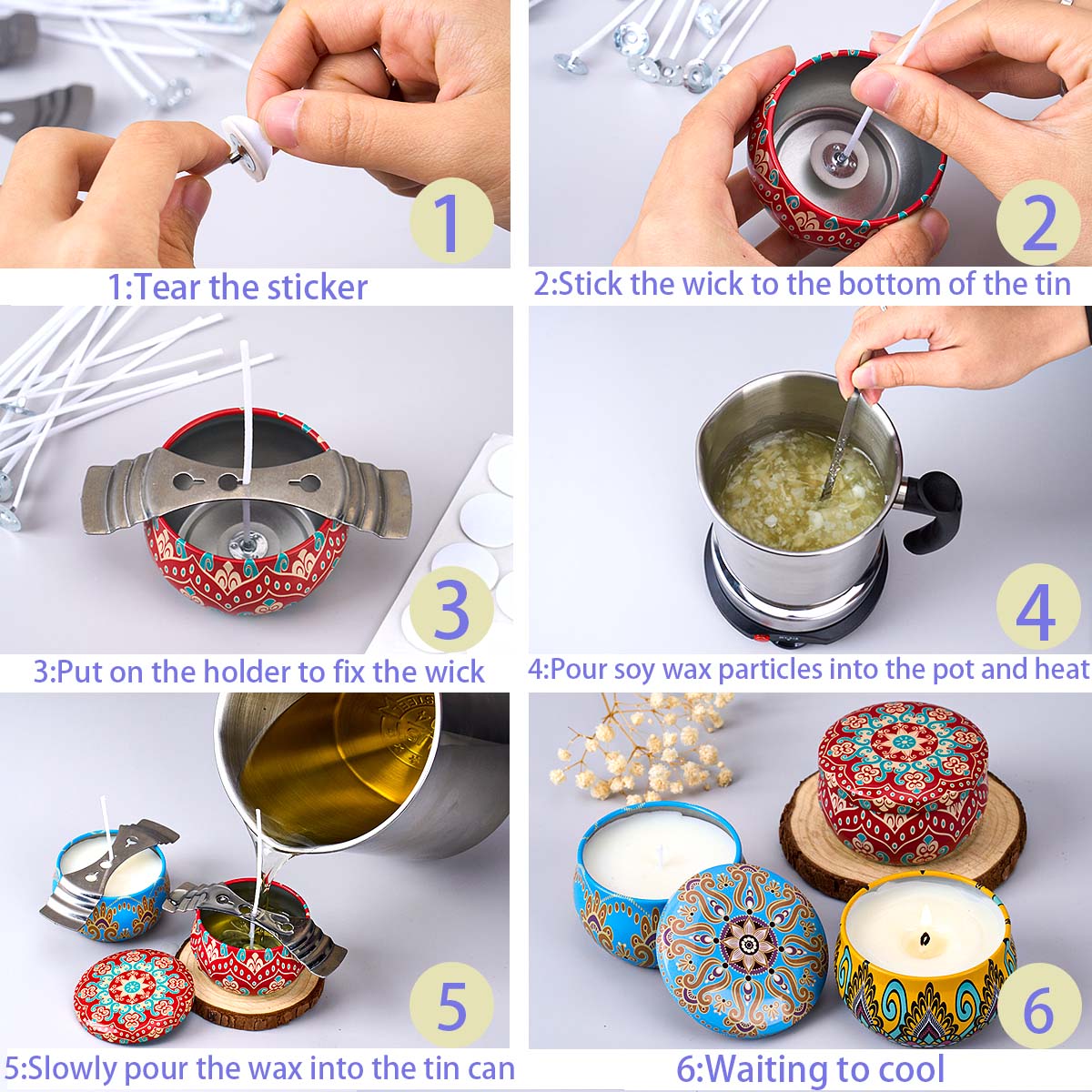 Kit d'outils pour la fabricati - Soy Wax Pillar Blend avis et prix