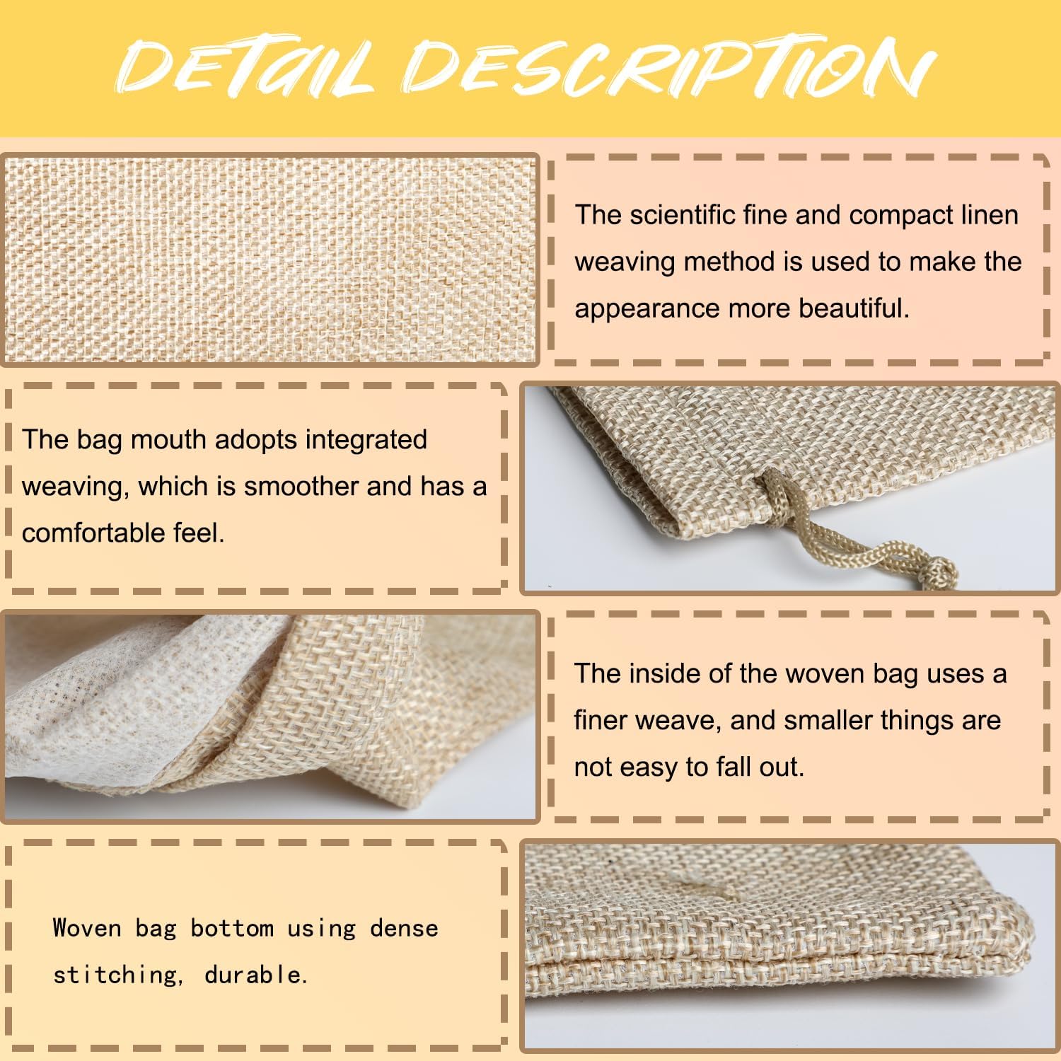 GiftsEden, 10PCS/40PCS, Sac en - Jute Bag Packaging avis et prix
